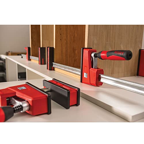 BESSEY KRE3531, 31 In., Parallel Clamp, K Body REVO Series - 1700 lbs Nominal Clamping Force , Spreader, and Woodworking Accessories - Clamps and Tools for Woodworking, Cabinetry, Case Work