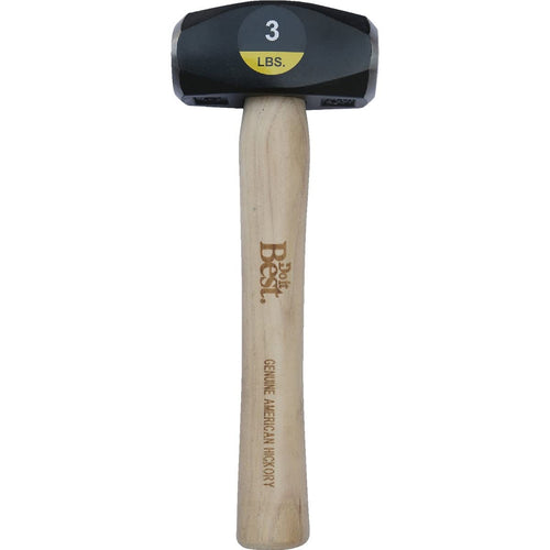 Truper 30948 3-Pound Drilling Hammer, Hickory Handle, 10-Inch