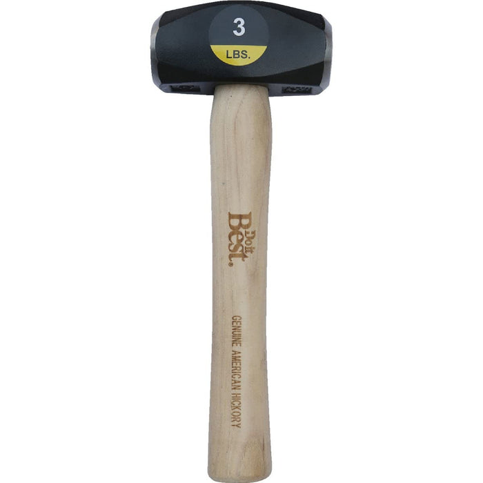 Truper 30948 3-Pound Drilling Hammer, Hickory Handle, 10-Inch