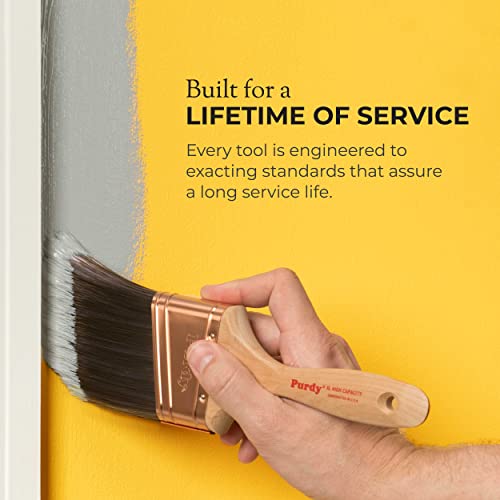 Purdy 144228230 Nylox Series Mode Flat Trim Paint Brush, 3 inch