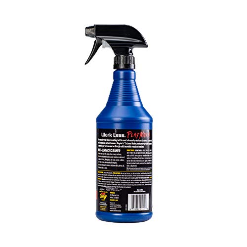 Meguiar’s Extreme Marine Multi-Surface Cleaner M180332 - Pro Multi-Surface Cleaner for RV and Marine Detailing, Removes Dirt Grime & Stains from Vinyl, Gel Coat, Non Skid, Carpet and More, 32 Oz Spray