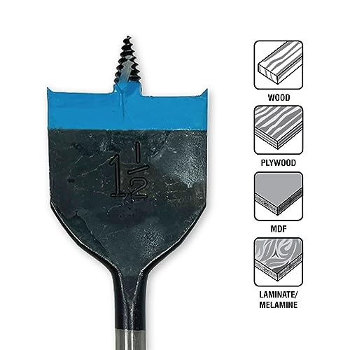 Stinger 10pc Assorted Woodboring Spade Bit Set