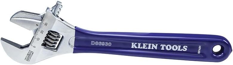 Klein Tools D86930 Reversible Jaw/Adjustable Pipe Wrench, 10-Inch