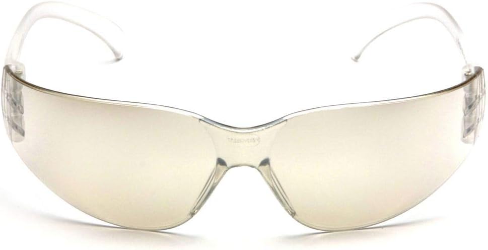 Pyramex Safety Glasses, Clr/I/O Mirror (Pack of 12)