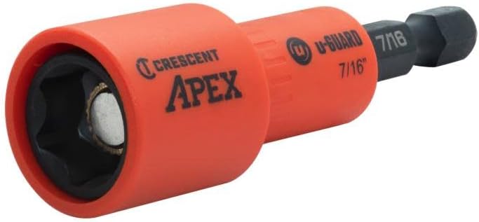 Crescent CAUGN2DHX28 7/16" u-GUARD Covered Magnetic Nutsetter