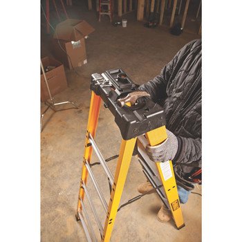 DEWALT 4-Foot Fiberglass Step Ladder, 300-Pound Load Capacity, Type IA, DXL3010-04 Black 4 feet