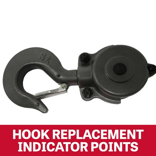 JET 3-Ton Hand Chain Hoist, 20' Lift (Model S90-300-20)