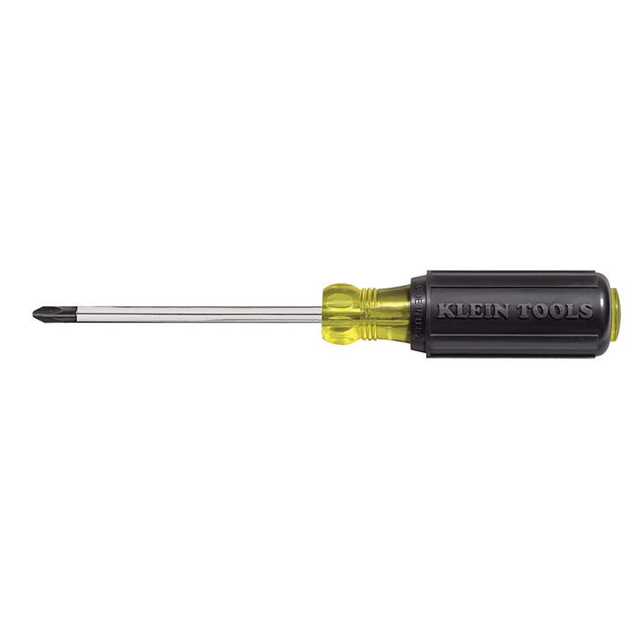 Klein Tools 603-4 #2 Phillips Screwdriver, 4-Inch Round Shank