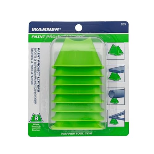 Warner Manufacturing Paint Project Lifters - Set of 8 Elevating Tools for Clean Edges, Useful for Doors, Shutters, Moulding, Crafts