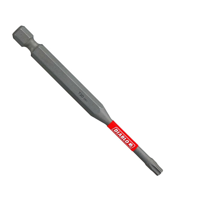 Diablo Torx Drive Bits for Installing and Removing Fasteners - 1/4-Inch Hex Shank, T20 Screwdriver Head, 3-1/2-Inch Length - DT2035P1