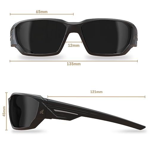 EDGE Dawson Anti Fog Safety Glasses for Men, High Impact Rated ANSI Z87.1 Safety Non Slip Sunglasses, Protective Eyewear