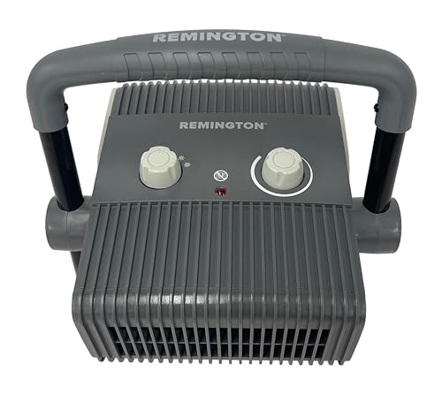 Remington Adjustable Portable Electric Space Heater with Overheat Protection for Garage, Jobsite or Workshop (REM-300A-120-B)