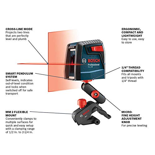BOSCH Self-Leveling Cross Line High Power Laser