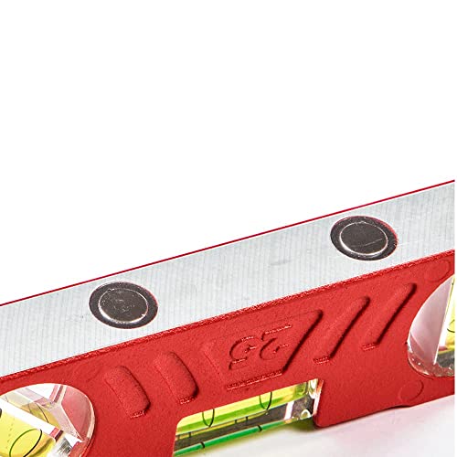 Kapro - 923 Professional Cast Aluminum Torpedo Level - Features Dual-View Plumb Site - Magnetic - VPA Tested