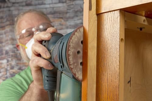 Gator 5" Random Orbit Hook & Loop Red Resin Aluminum Oxide Sanding Discs, 8-Hole, 60 Grit, 50 Pack