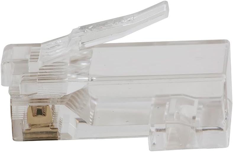 Klein Tools VDV826-728 Pass-Thru Modular Data Plugs, RJ45-CAT5E (Pack of 10)