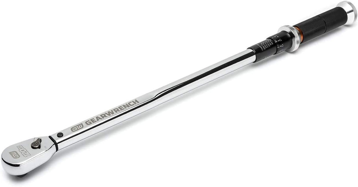 GEARWRENCH 85181 1/2" Drive 120XP Micrometer Torque Wrench, 30-250 ft/lbs.