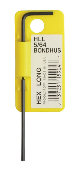 Bondhus 15906 7/64" Hex Tip Key L-Wrench with ProGuard Finish, Tagged and Barcoded