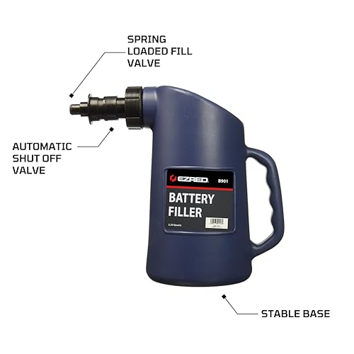 EZRED B901 Battery Jug Filler with Auto Shut Off, For Golf and Solar Battery Use