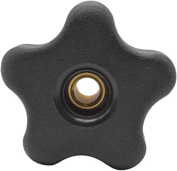 Big Horn 19709B-5PK 5 Star Thru Knob 3/8 x 16 (5/PK)