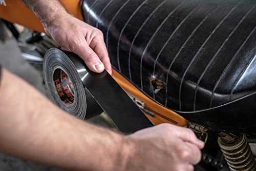 T-Rex Tape Heavy Duty Duct Tape with UV Resistant & Waterproof Backing for Ferociously Strong Repairs, 1.88" x 30 yd, Black, 1 Roll