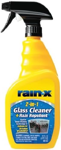 Rain-X 5071268 2-in-1 Glass Cleaner and Rain Repellant, 23 oz. (Pack of 1)