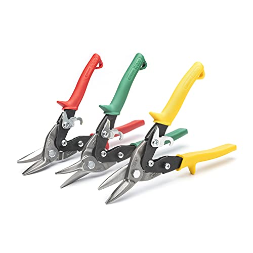 Crescent Wiss 3 Piece MetalMaster Compound Action Aviation Snip Set - M123R