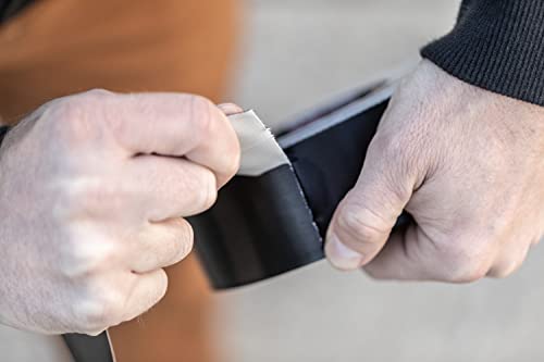 T-Rex Tape Heavy Duty Duct Tape with UV Resistant & Waterproof Backing for Ferociously Strong Repairs, 1.88" x 30 yd, Black, 1 Roll