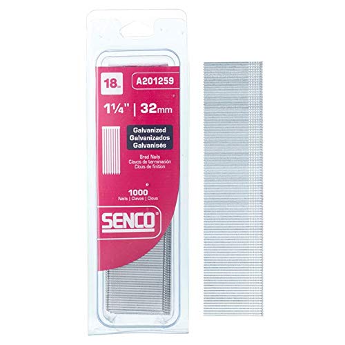 Senco A201259 18-Gauge by 1-1/4 Inch Electro Galvanized Brads