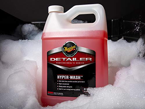 Meguiar's D111 Hyper-Wash Foaming Car Wash Lifts Off Dirt and Leaves a Rich Shine - 1 Gallon Container (Packaging May Vary)