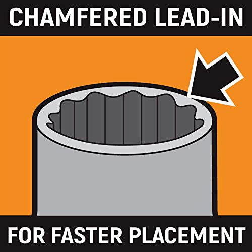 GEARWRENCH 10 Pc. 1/4" Drive 12 Pt. Deep Socket Set, SAE - 80309D