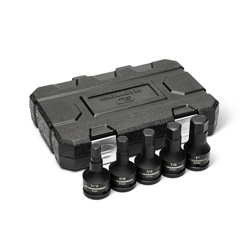 GEARWRENCH Impact Hex Bit Socket Set - 3/4in Drive | 5 Piece | SAE | 84899-06