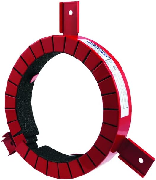 RectorSeal Metacaulk Intumescent Pipe Collar 66354, Fits Well in Limited Access Areas, Firestop, 6"