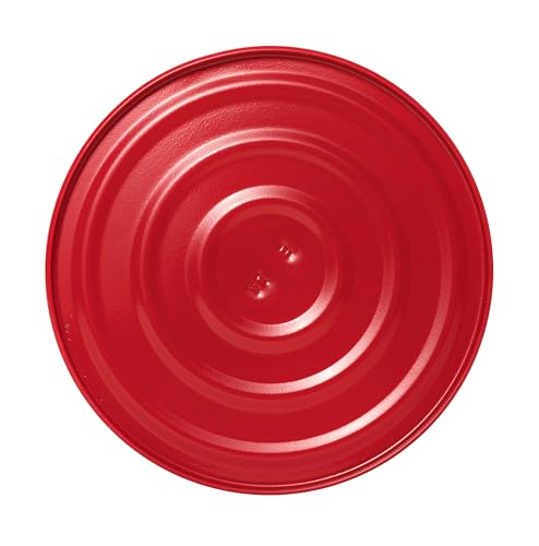 Eagle 2 Quart Type I Red Safety Gas Can for Gasoline with Flame Arrester and Self-Closing Lid, Made in the USA, Galvanized Steel Flammable Storage Can, UI4S