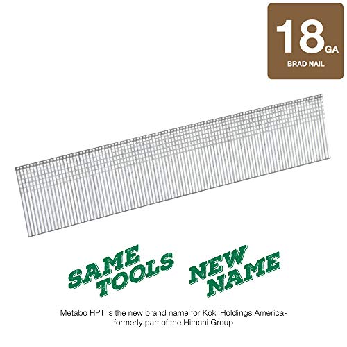 Metabo HPT 3/4 Inch 18 Gauge Brad Finish Nail | 1,000 Count | 24101THPT