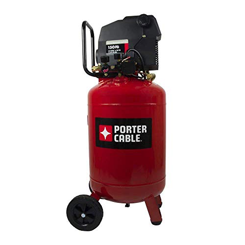 Porter-Cable PXCMF220VW 1.5 HP 20 Gallon Oil-Free Vertical Dolly Air Compressor