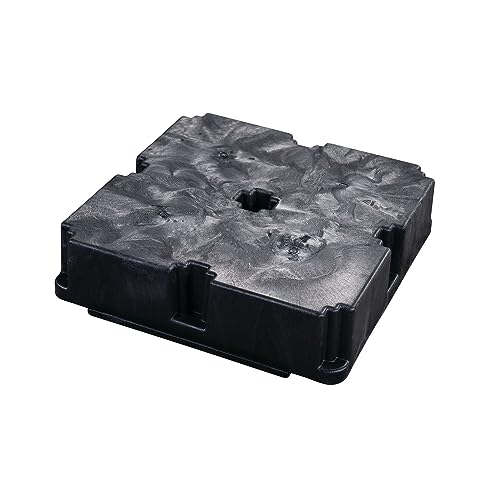 Eagle One Drum Modular Spill Platform, 26.25"x26"x6.5", 15 Gallon Sump, 2,000 lbs. Load Capacity Containment Tray, Made in USA, Black, 1633B
