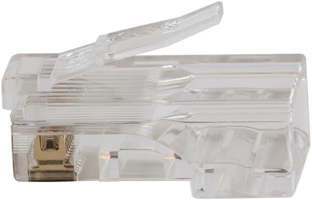 Klein Tools VDV826-729 Pass-Thru Modular Data Plugs RJ45-CAT6 (Pack of 10)