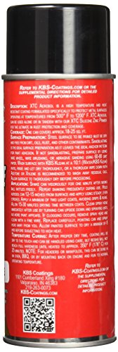 KBS Coatings 65108 Off-White Xtreme Temperature Coating - 12 fl. oz.