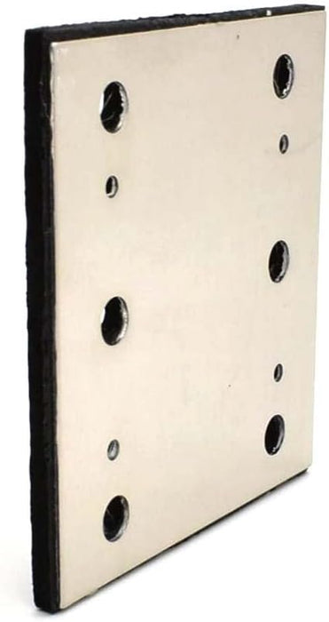 SPD19 1/4 Sheet, 6 Hole Stick on Square Sanding Pad, Replaces: Milwaukee 14-67-0275 & Ridgid 200202538