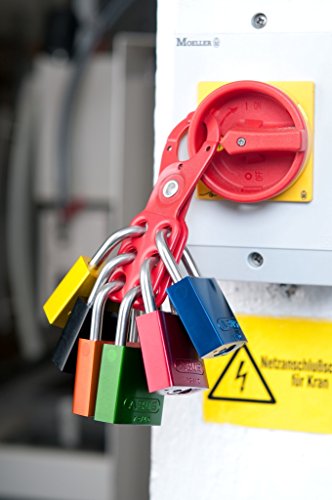 ABUS 72/30 KD Aluminum Safety Padlock Keyed Different with 1" Shackle, Orange