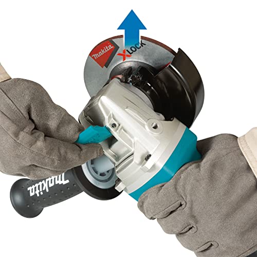 Makita 4‑1/2" X‑LOCK Angle Grinder, with AC/DC Switch