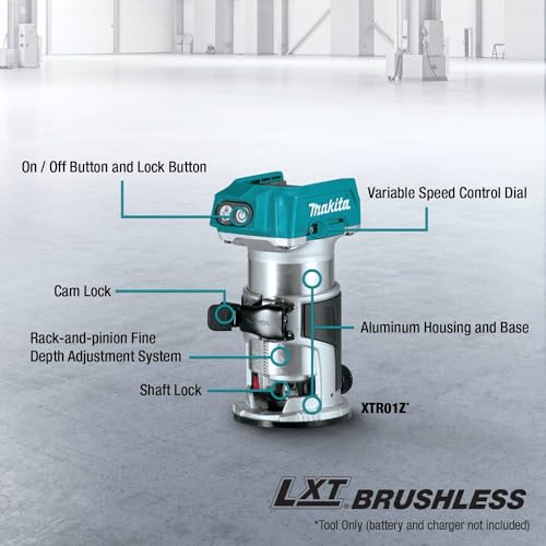 Makita XT1001SM 18V LXT Lithium-Ion Cordless 10-Pc. Woodworking Combo Kit (4.0Ah)