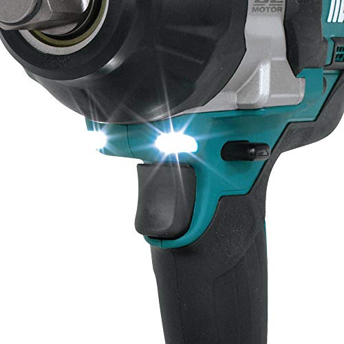 Makita XWT08Z 18V LXT� Lithium-Ion Brushless Cordless High-Torque 1/2" Sq. Drive Impact Wrench, Tool Only