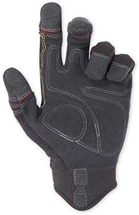 Custom Leathercraft 130M Subcontractor Flex Grip Work Gloves, Medium (Pack of 1)