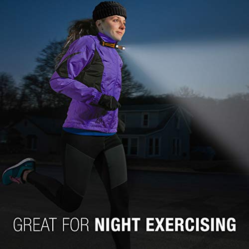 EZRED NK15-OR ANYWEAR Rechargeable Neck Light for Hands-Free Lighting, Orange, Perfect Light for Mechanics, Camping, Hunting, DIY Projects, Reading