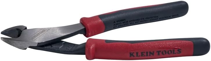 Klein Tools J248-8 Diagonal Cutting Pliers, Journeyman, Angled Head, 8-Inch