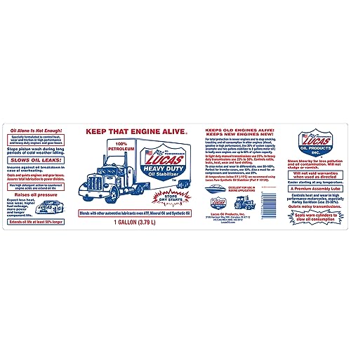 Lucas Oil 10002 Heavy Duty Oil Stabilizer - 1 Gallon