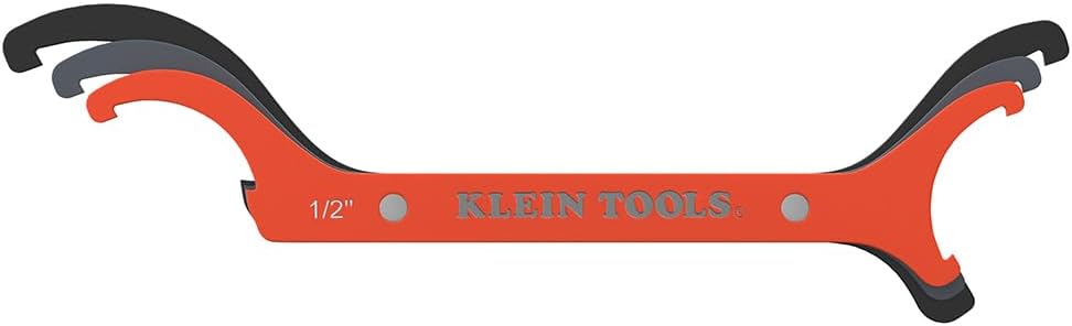 Klein Tools 50901R Straight Locknut Wrench Set