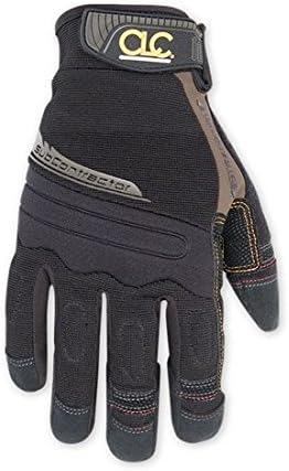 Custom Leathercraft 130M Subcontractor Flex Grip Work Gloves, Medium (Pack of 1)